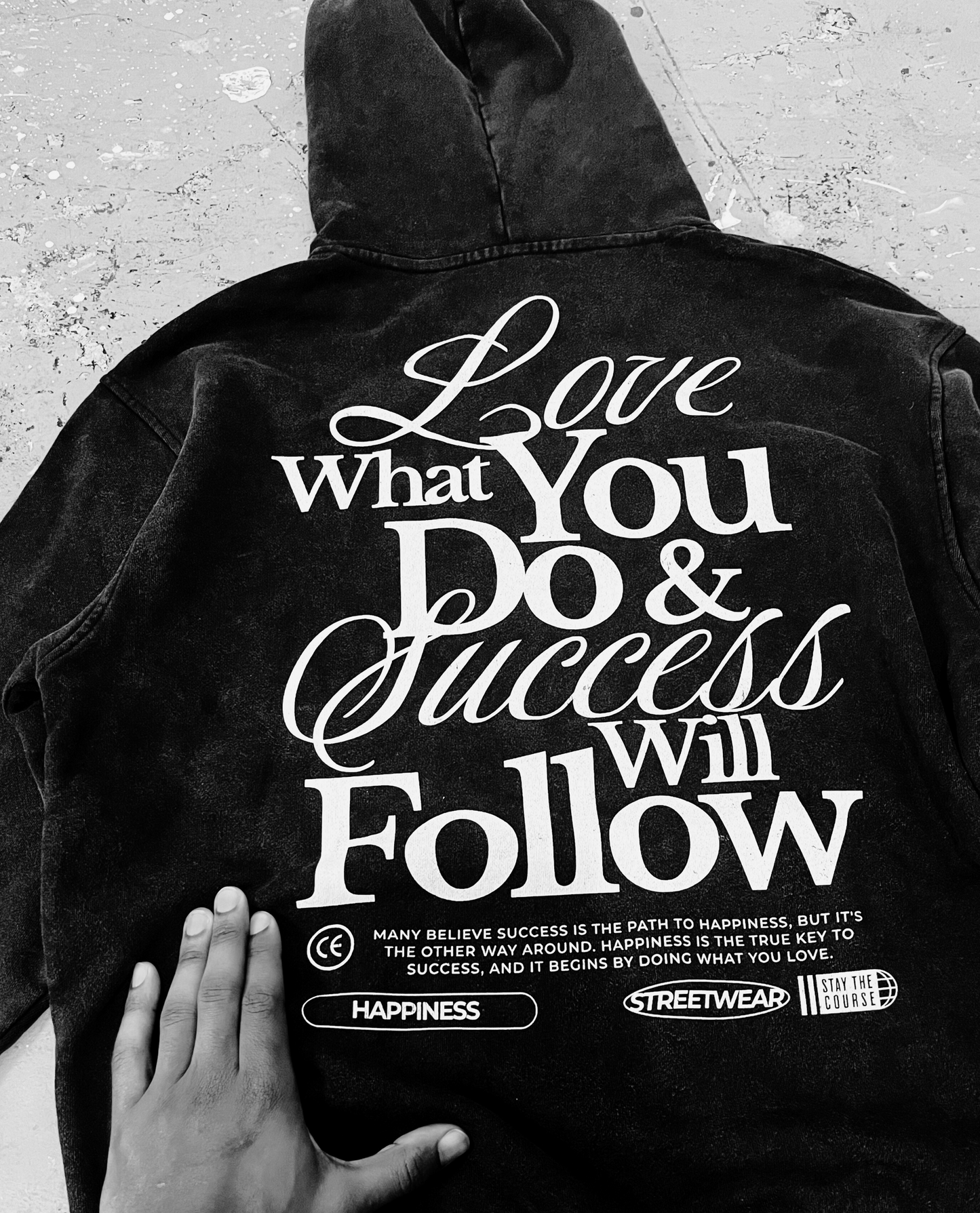 "SUCCESS" VINTAGE HOODIE