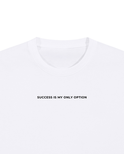 "ONLY OPTION" WHITE TEE