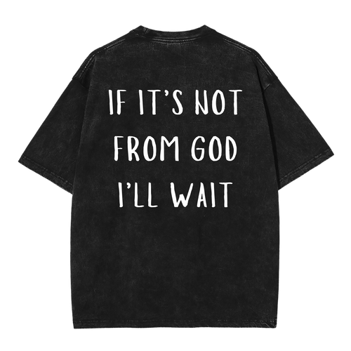 "FROM GOD" VINTAGE TEE