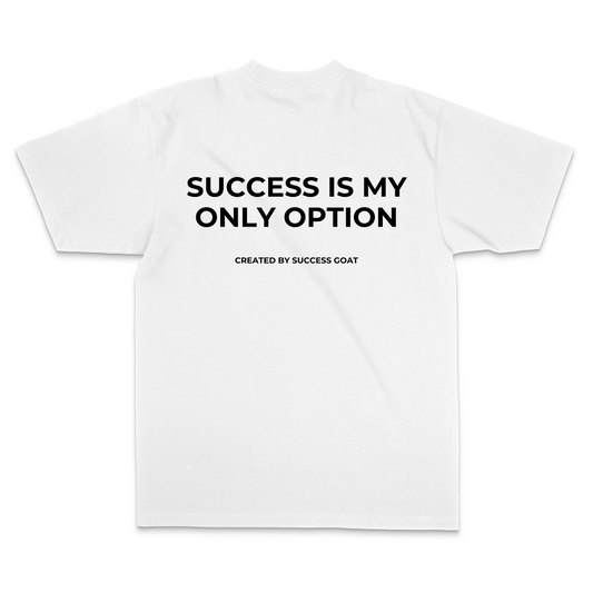 "SUCCESS" TEE (WHITE)