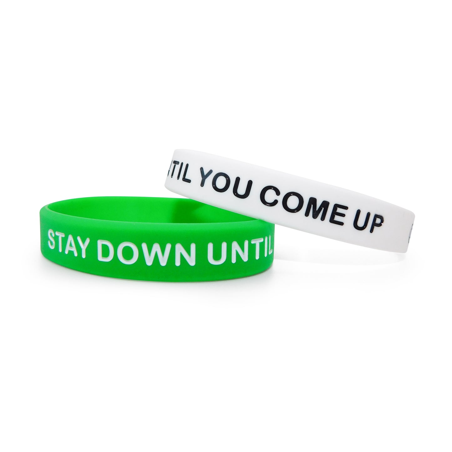 "STAY DOWN" WRISTBAND